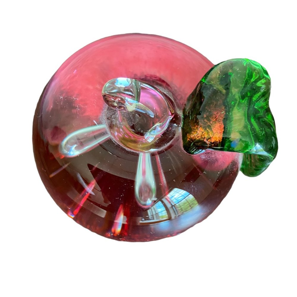 Caithness Glass Paperweight Windfall-Ruby - Picture 10 of 16